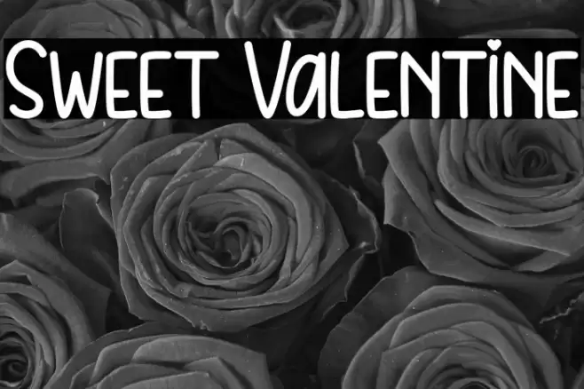 Sweet Valentine Font examples