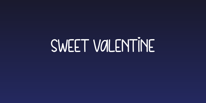 Sweet Valentine Social Header