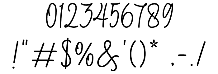 Sweet Valentines Font OTHER CHARS