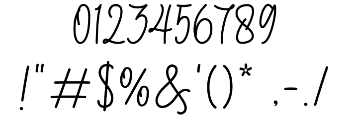 Sweet Valentines Font OTHER CHARS