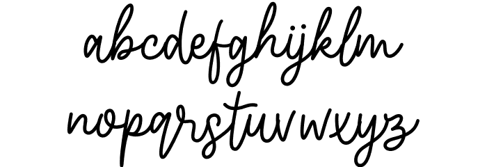 Sweet Valentines Font LOWERCASE