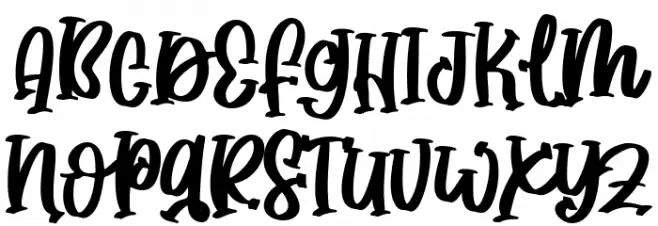 Sweet WItch Schriftart Groß
