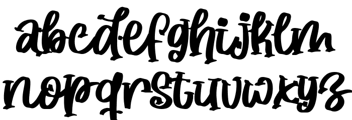 Sweet WItch Font LOWERCASE