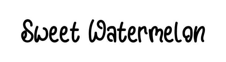 Sweet Watermelon  Frei Schriftart Herunterladen