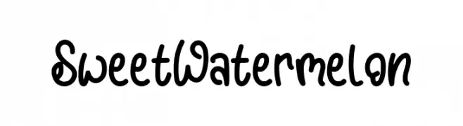 Sweet Watermelon  Descarca Fonturi Gratis