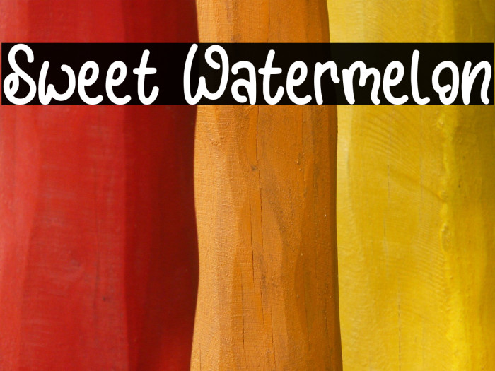 Sweet Watermelon Example 3