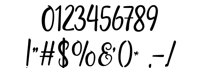Sweet Whisper Regular Font OTHER CHARS