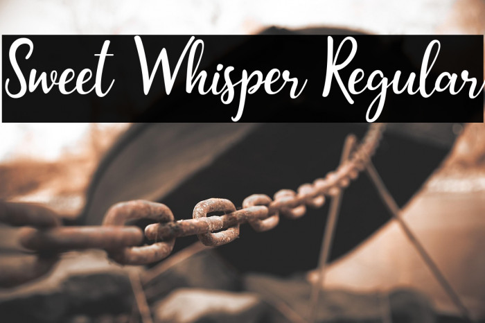 Sweet Whisper Regular Example 2