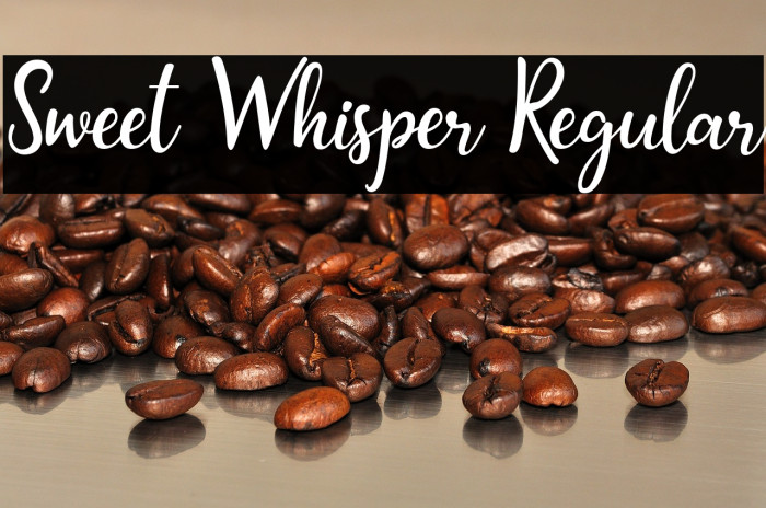 Sweet Whisper Regular Example 3