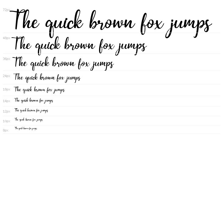 Sweet Whisper Regular Waterfall