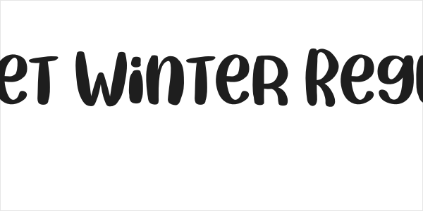Sweet Winter Regular Logo