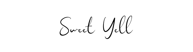 Sweet Yell  नि: शुल्क फ़ॉन्ट्स डाउनलोड