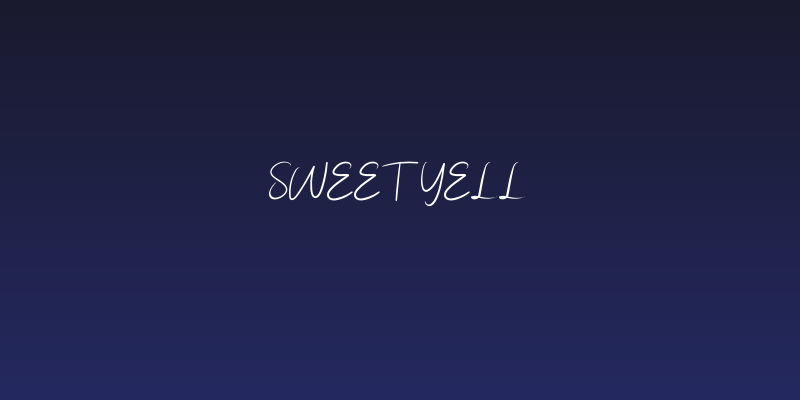 Sweet Yell Social Header