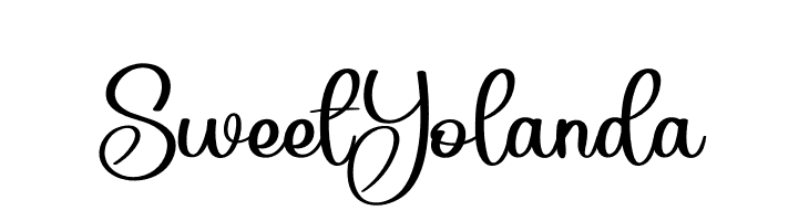 Sweet Yolanda  Frei Schriftart Herunterladen