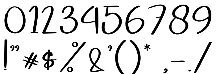 Sweet Yolanda Font OTHER CHARS