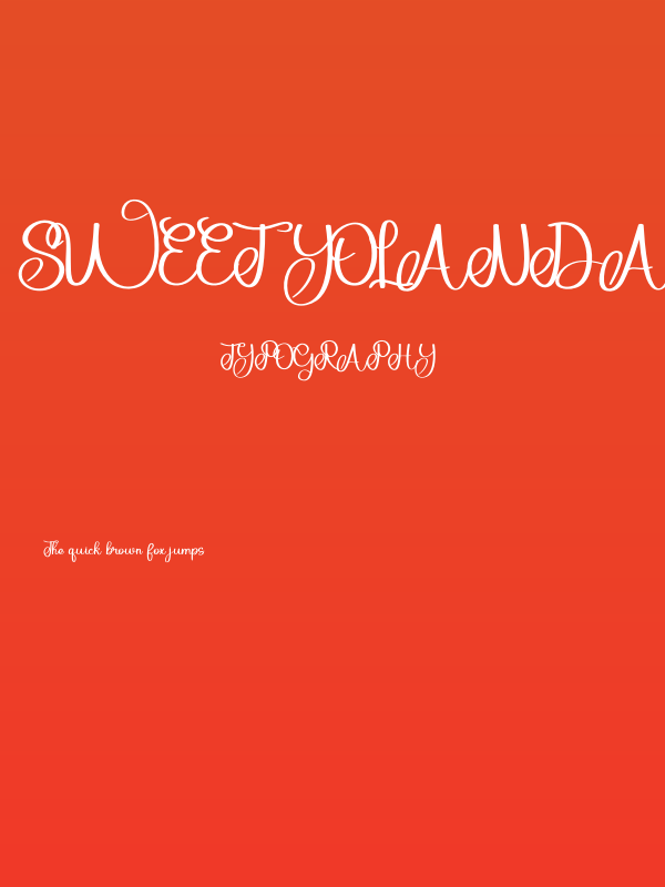 Sweet Yolanda Poster