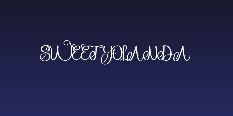 Sweet Yolanda Social Header