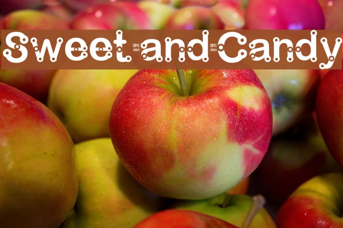 Sweet and Candy Font examples