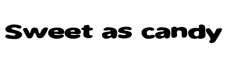 Sweet as candy Font