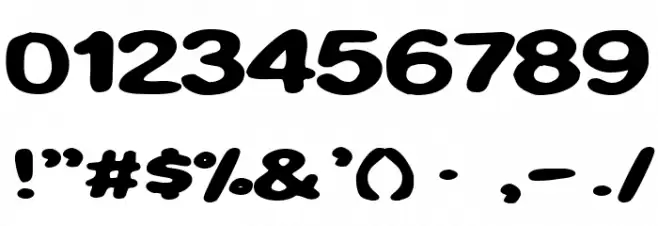 Sweet as candy Font OTHER CHARS