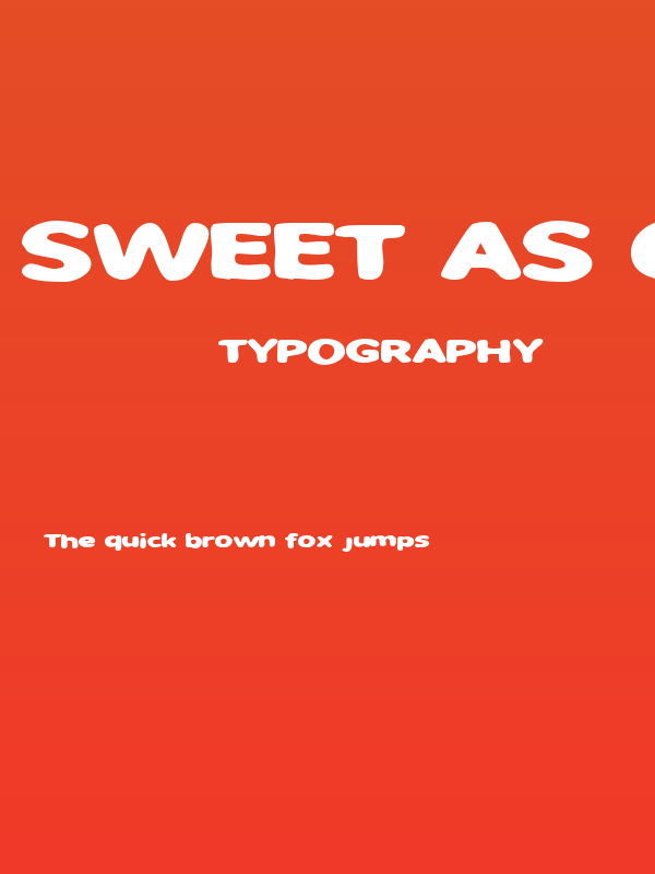 Sweet as candy Poster