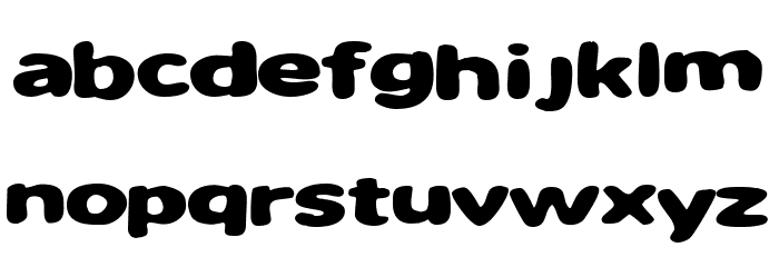 Sweet as candy Font LOWERCASE