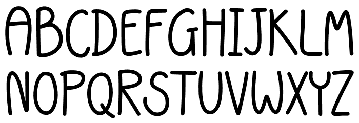 Sweet lemonade Regular Font UPPERCASE