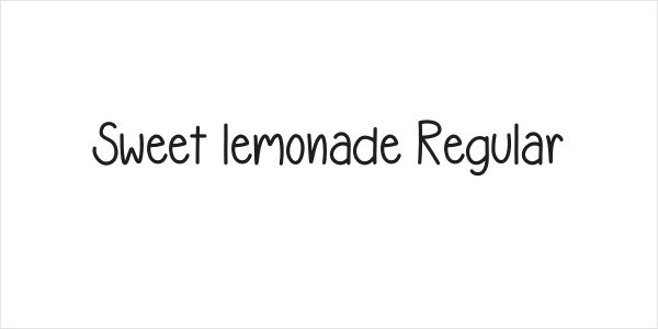 Sweet lemonade Regular Logo
