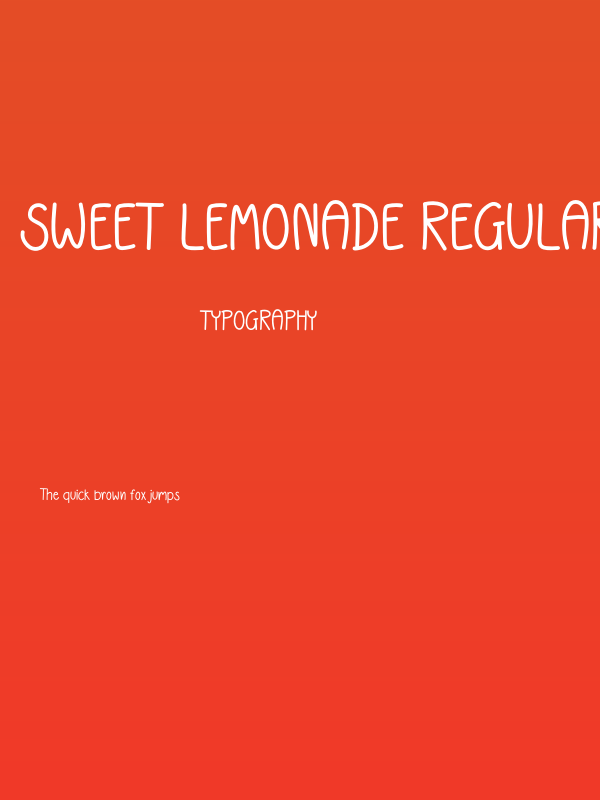 Sweet lemonade Regular Poster