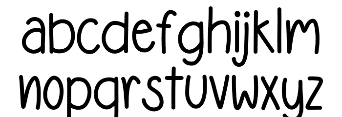 Sweet lemonade Regular Font LOWERCASE