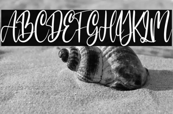 Sweet song Font examples