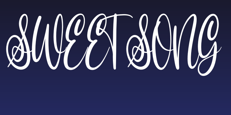 Sweet song Social Header