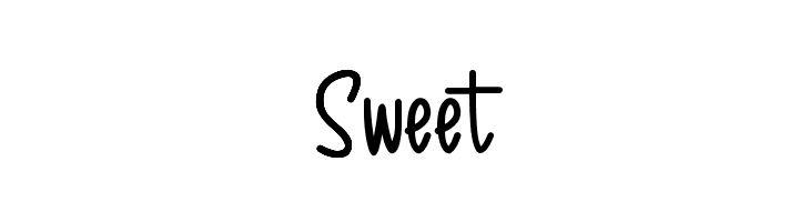 Sweet  नि: शुल्क फ़ॉन्ट्स डाउनलोड