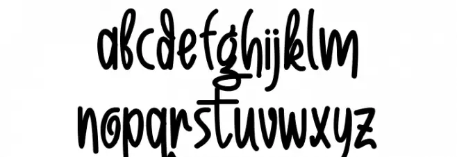 Sweet फ़ॉन्ट लोअरकेस