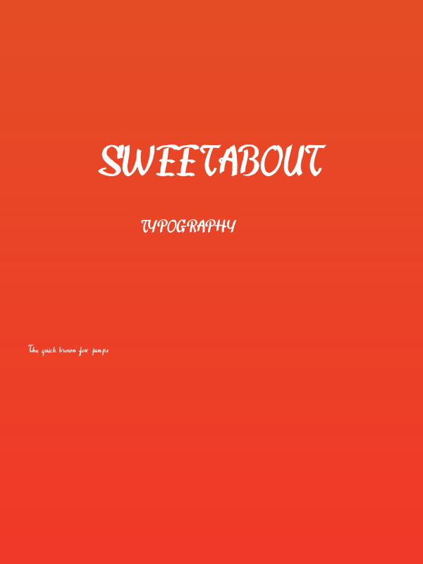 SweetAbout Poster