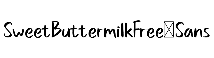 SweetButtermilkFree-Sans  Descarca Fonturi Gratis
