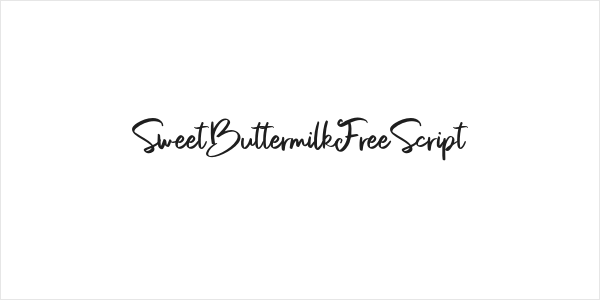 SweetButtermilkFree-Script Logo