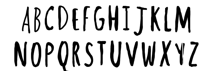 SweetDarkness Font LOWERCASE