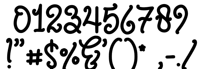 SweetGarlicdemo Font OTHER CHARS