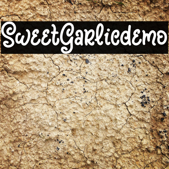 SweetGarlicdemo Font examples
