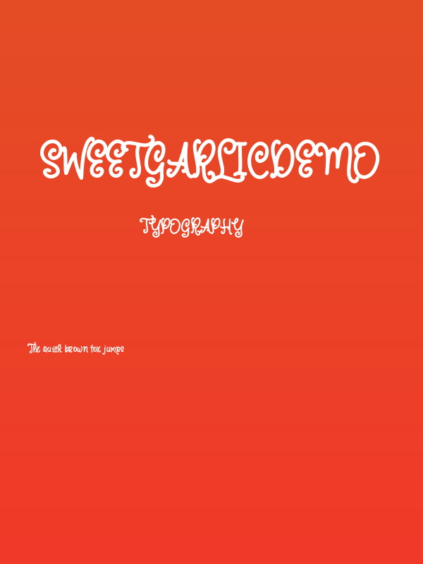 SweetGarlicdemo Poster