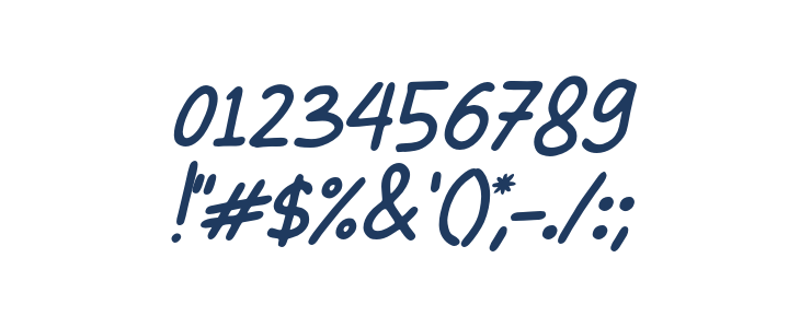 SweetHansan-Italic Other Characters