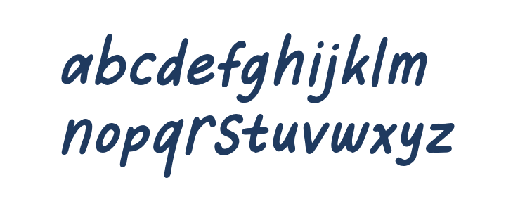 SweetHansan-Italic Lowercase