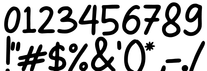 SweetHansan Font OTHER CHARS