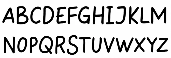 SweetHansan 字体 大写