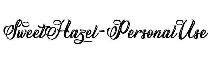 SweetHazel-PersonalUse  Frei Schriftart Herunterladen