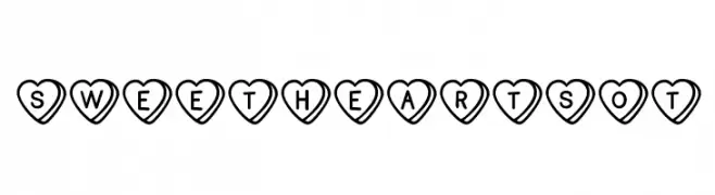 SweetHeartsOT  Frei Schriftart Herunterladen
