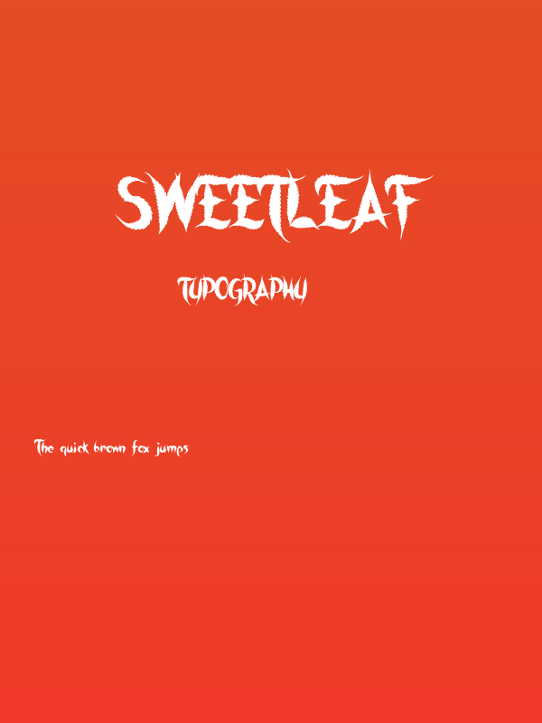 SweetLeaf Poster