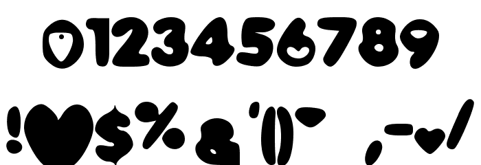 SweetLove Font OTHER CHARS