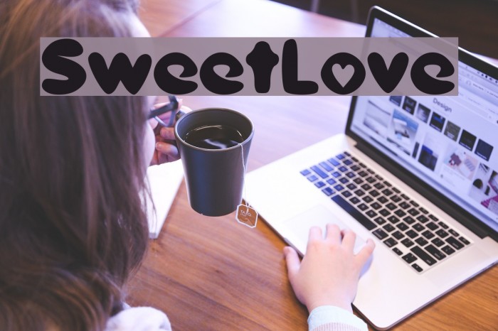 SweetLove Font examples